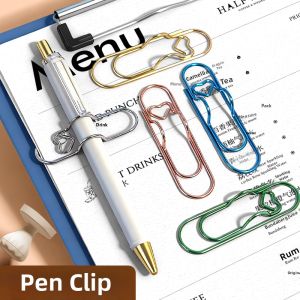 ZEEGO | Multifunctional Desk Organizer Writing Stand Pen Holder Bookmarks and Clips