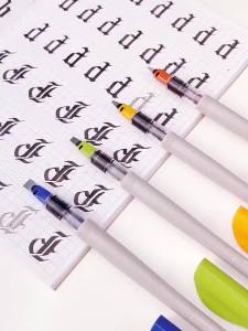 Pilot | Japan PILOT Parallel Fountain Pen FP3-SS Duckbill Calligraphy Pen 1.5/2.4/3.8/6.0mm Flat Nib Gothic English Art Stationery