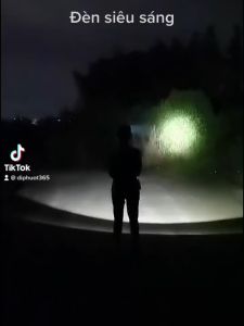 Đèn Pin Đội Đầu  Made In Japan Đeo Trán Một Pha Bóng Siêu Sáng Pin Lithium 45000mah  Sự Dụng 24h