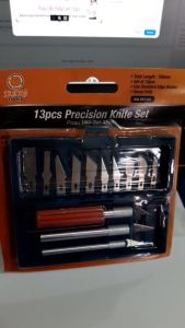 (BGH) Pisau Ukir Pahat Set 13pcs Mata pisau dapat diganti