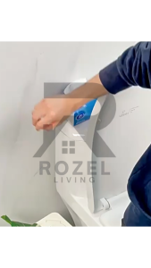 ROZEL Kotak Tisu Tempel Dinding Kamar Mandi Toilet Wc Anti Bor / Tempat Tisu Tempel Tanpa Bor Multifungsi Serbaguna / Kotak Tisu Gulung Toilet