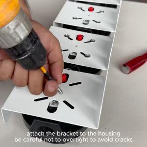 4 Stages Water Filter 20\" Slim Type Heavy Duty Housing with Complete Set of 4 Sediment Filters Ready to Install for Whole House