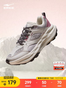 รองเท้ากีฬาผู้หญิง Erke รองเท้าลำลอง ทรงหนา กันลื่น สวมใส่สบาย ทรงลำลอง เหมาะกับทุกฤดูกาล รองเท้าผ้าใบ EVA