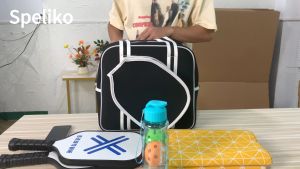 Túi Tote Pickleball Paddle Neoprene cổ điển sang trọng Túi Pickle Ball Paddle Vai Túi đeo chéo Pickleball Túi đeo chéo Pickleball cho nam và nữ