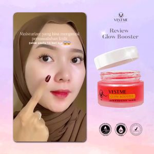 VESTME Glow Booster red Jelly Booster Moisturizer dapat Melembabkan Kulit Mencerahkan Wajah - 30ml