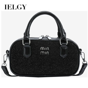 IELGY อเมริกาแบบย้อนยุคยุโรปบอสตันแบบพกพากระเป๋าหมอนแฟชั่น All-Match กระเป๋าผู้หญิงแมสเซ็นเจอร์สะพายไหล่เดียว