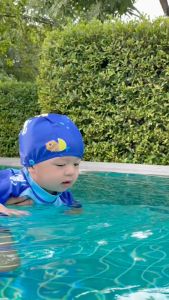 Uwae ชุดว่ายน้ำเด็ก ชุดว่ายน้ำเด็กชาย Naughty Shark UV189