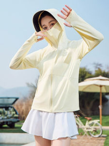เสื้อคลุมกันแดดสำหรับผู้หญิงในช่วงฤดูร้อน กางเกงขาสั้นลำลองแบบสวมหัว ป้องกันรังสียูวี น้ำหนักเบา ระบายอากาศได้ดี