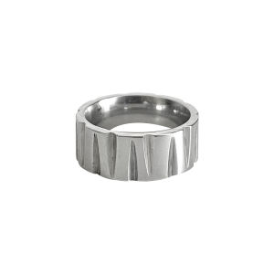 Original Self-Made Indifference Trend Hip-Hop Womens Titanium Steel Ring