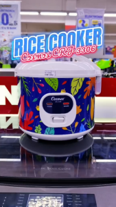 COSMOS CRJ3306 Rice Cooker 3in1 Kapasitas 18 Liter Non Stick Anti Lengket Bergaransi Resmi