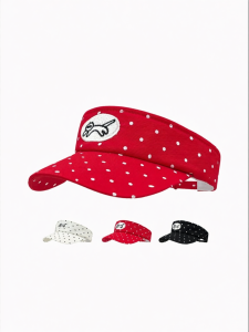 Cute Dotted and Cat Embroidery Sun Hat