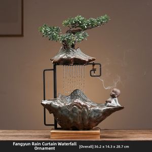 FENGHONGTAO | Chinese Ceramic Decorative Tabletop Water Fountain