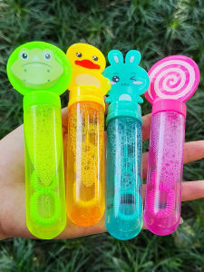 Cartoon Bubble Stick Toy for Boys And Girls Kindergarten Gift Photography Props Bubble Blowing Water Toy Childrens Outdoor Play