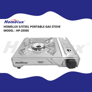 HOMELUX STAINLESS STEEL PORTABLE GAS STOVE SERIES HP-2550S Dapur Gas Portable Outdoor Camping Steamboat