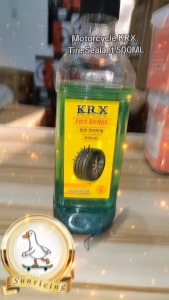 KRX Tire Sealant | Instant Flat Fix | Self-Sealing Liquid | Para sa Motorsiklo Scooter Bisikleta | Pang-Emergency