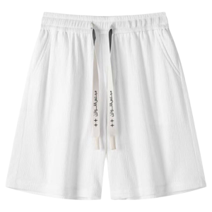 OUMULONG | Birch Textured Embossed Breathable Short Pants 5inch