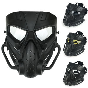 Airsoft Tactical Face Mask Skull Paintball Games CS Field Full Face Mask Hunting Cycling Masks Headwear Protection