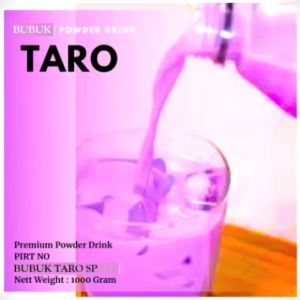 BUBUK POWDER MINUMAN RASA TARO REGULER - 1 KG