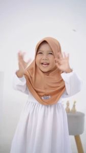DVC - Fatima Jilbab Instan Bergo Fatima Anak Hamidah Jersey Premium / Kerudung Instan Anak Lembut Nyaman