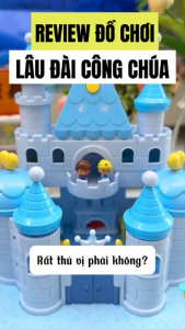 Đồ chơi ngôi nhà biệt thự búp bê có điều khiển từ tính di chuyển nhân vật thông minh có đèn nhạc