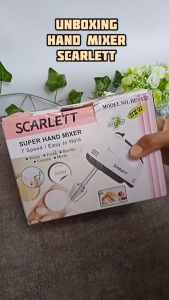 Hyperlite Hand Mixer Elektrik 7 Kecepatan + Turbo dengan Slow Mixer dan Penyaring Buah - Bisa COD
