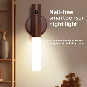 Intelligent Human Body Sensing Night Light Bedside Wall Lamp for Toilet Room Decor Household LED Motion Sensor Wall Light