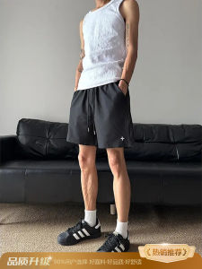 Quần Short Thể Thao Nam American Quick Dry Four Points Summer Thin Ice Silk Basketball Sport Pants Embroidery Casual Five Points