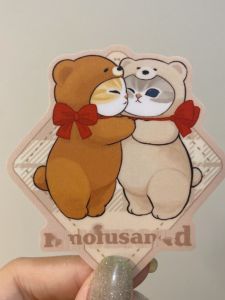 New Mofusand Stickers 3M Waterproof and Sun Protection Colorfast Can Stick to Car Locomotive Snowboard Luggage Diving