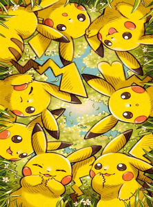 Bandai | Pokemon Eevee Anime Characters Wall Decor Oil Painting By Numbers for Living Room Bedroom Perfect Gift Frameless