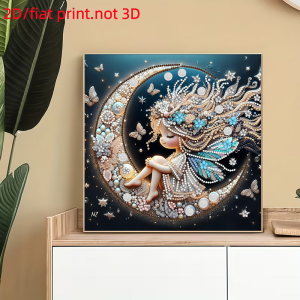 2d/flat 1 Piece of Diamond Painting Frameless Painting animal pattern canvas Material home wall Decoration or gift