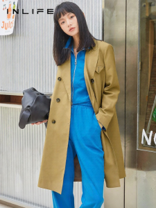 INLIFE | Design-focused Stylish Commuter Womens Trench Coat