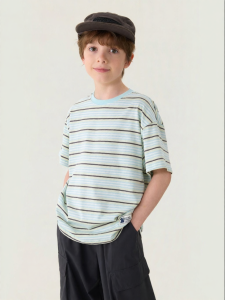 Marc&Janie | Striped Breathable Cotton Short Sleeve T-Shirt