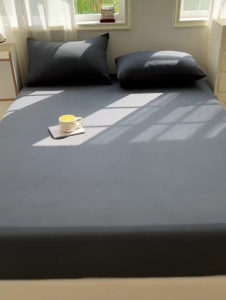Premium Cotton Full Garterized Bedsheet No Lukot No Gusot Soft Bed Sheet Non-slip Mattress Cover