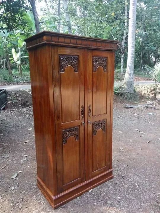 Lemari 2 Pintu Kayu Jati Lemari 2 Pintu Minimalis Lemari Pakaian