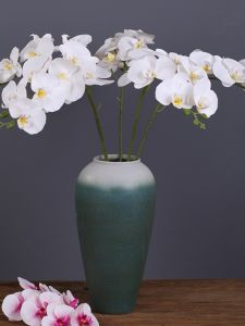 Bướm Lớn 7 Đầu PU Hoa Nhựa Sinh Nhật Trang Trí Nhà Nội Thất Mềm Khung Cảnh Bàn Trang Trí Hoa Tươi Trang Trí Không Gian Trong Nhà