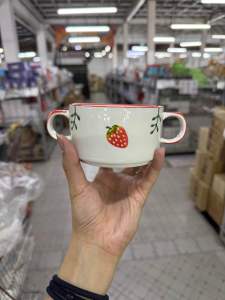 APPN(1ชุดได้ถึง2ใบ มีคลิปรีวิวสินค้าจริง)ถ้วยซุป ถ้วยซุปกระเบื้องมีหูจับ ถ้วยโจ๊ก ถ้วยซุปเห็ด ถ้วยสปาเก็ตตี้ ถ้วยใส่เค้ก ถ้วยใส่ขนม วัสดุเซรามิก ผิวเงา ลายผลไม้ 4“ ตกแต่งบ้าน ร้านอาหาร คาเฟ่ ภัตตาคาร โรงแรม สินค้าพร้อมจัดส่ง (#121.6191.1217)