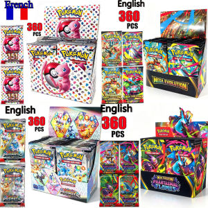 Takara Tomy | 360P French Pokémon TCG: Ecarlet & Violet Etsncelles Astral Radiance Obsidian Flames Booster Box Pokémon Cards Game 36 Pack Box