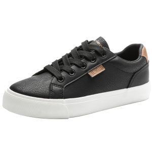 DUSTO | White Womens Sneakers Thick Sole