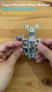 Engsel Sendok Pintu Aluminium & Kaca Lurus Pintu Luar Stainless Steel