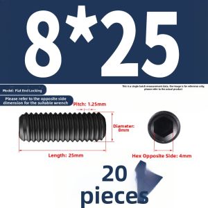 BAIRUITE | Pointed Hexagon High Strength Tightening Screw