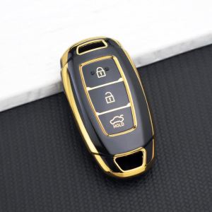 3 Buttons TPU Car Key Case Cover for Hyundai LA FESTA Kona 2021 Creta 2 Solaris I30 IX35 Azera ELANTRA GRANDEUR IG Auto Key Bag