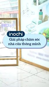 Cây lau nhà tự vắt bộ lau nhà đa năng cây lau thông minh tách nước tròn Souji Inochi - Happy Life 4U