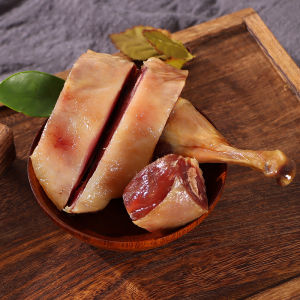 Todays Phoenix Brand Dried Preserved Duck Legs from Guangdong Province Cantonese-Style Bacon Flavor Farm  Meat Snack 390g