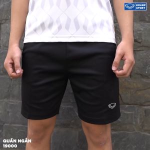 Quần Đùi Thể Thao Có Túi vải thun Polyester thoáng mát co giãn thấm hút mồ hôi Grand Sport