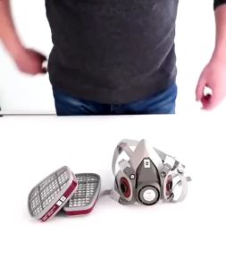 ⚡Miễn Phí Vận Chuyển⚡Bộ mặt nạ chống độc 6200 kèm kính phòng độc phun trừ sâu phun sơn pu ngăn bụi mịn nhà xưởng