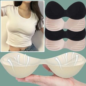 Phụ Nữ Tích Hợp miếng đệm áo ngực Chèn Ngực Cup Cho Áo Tắm Vú nâng Điền Brassiere Vá Miếng Đệm Phụ Nữ Intimates Phụ Kiện