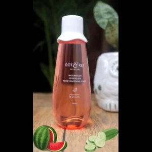 DOT & KEY Watermelon Superglow Pore Tightening Toner|Face Toner For Glowing Skin|Glycolic Toner For Open Pores Tightening|Alcohol Free Toner For Uneven Skin Tone|For All Skin Types|150 Ml Pack of 1