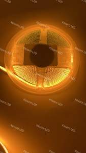 ไฟริบบิ้นLED COB 12V 320 ดวง สีเหลืองม้วน5เมตร