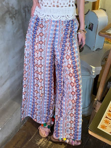 เสื้อกั๊กถักสไตล์โบฮีเมียนวินเทจ ทรงหลวม สไตล์หวาน สำหรับผู้หญิงวัย 18-24 ปี เส้นใยอื่นๆ ฤดูร้อน 2023