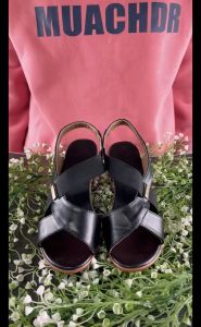 Size 35-40 Womens Summer Fashion Mid Heel Peep Toe Sandals Set Foot Thick Heel High Heel Shoes